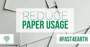 March 13 – Reduce Paper Usage – Green Anglicans