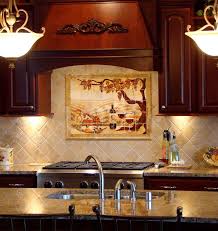 Tile murals, kitchen backsplashes, decorative tile, affordable tile murals. The Vineyard Kitchen Backsplash Tile Mural Italian Home Decor Backsplash Tile Mural Kitchen Backsplash Designs