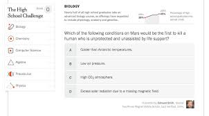 Built by trivia lovers for trivia lovers, this free online trivia game will test your ability to separate fact from fiction. The High School Challenge Test Your Knowledge Interactive Feature Nytimes Com