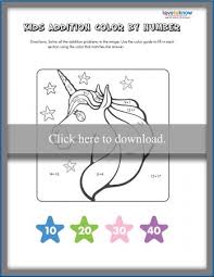 In fact, the kids won't even care that they are learning. Color By Numbers Printables For Kids Lovetoknow