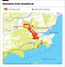 Door de warmte en hevige wind is al meer dan 1400 hectare bos in vlammen opgegaan. Zta4d4qhgthbvm