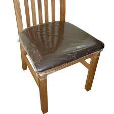 Colorxy large velvet spandex chair covers for dining room set of 2, soft stretch chair protectors slipcovers, removable and washable, b. 6 X Clear Plastic Dining Chair Seat Cushion Covers Protectors By Uzitec Shop Online For Homeware In The United States