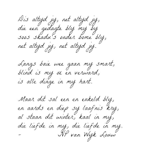 Posted in afrikaanse gedigte, pretoria gedigte and tagged afrikaans, digkuns, gedig, gedigte die mooiste geestelike gedigte in afrikaans. Image Result For Afrikaanse Gedigte Oor Die Lewe Afrikaanse Quotes Love Poems And Quotes Cute766