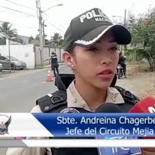 #Zona4 #SubzonaManabí , Oportuno Operativo, Mediante entrevista, la Srta.  Sbte. Andreina Chagerben Jefe del Circuito Mejía del Distrito #Portoviejo,  dio a conocer la aprehensión de dos ciudadanos que ...