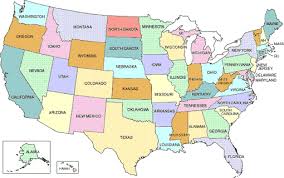 free printable us map collection