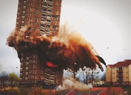 Ilikearchitecture Red Road Flats Demolition Glasgow Pictures Demolition High Density Architecture