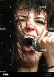 Alison Mosshart of The Kills performs