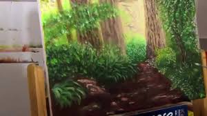 drawing nature oil colors رسم الطبيعة بالوان الزيت nature art design art