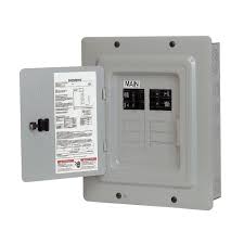 How to wire an electrical sub panel in a detached garage. Siemens 100 Amp 10 Space 20 Circuit Main Breaker Load Center Renovation Value Pack E1020mb1100fcgp The Home Depot