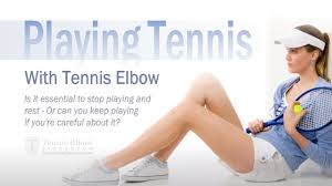 Symptoms of tennis elbow can include pain or weakness when grasping and aches or pain in the elbow area. Can You Keep Playing Tennis If You Have Tennis Elbow 5 Key Tips