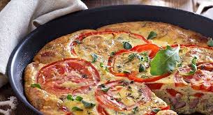 Recette Gateau D Omelette Aux Tomates Et Lardons Mes Recettes Omelette Recettes De Cuisine Plat