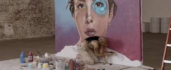 Halsey, also known as ashley frangipane, allows listeners into her colorful and complicated mind on her third studio album, manic. Halsey Painting In Time Lapse Graveyard Music Video Popsugar Celebrity Australia