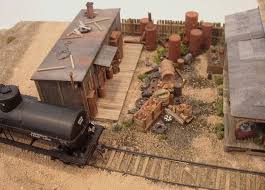 Small Salvage Yard Modellbahn Eisenbahn Modell
