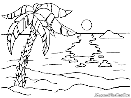 Melalui mewarnai, kreativitas dan imajinasi pemandangan pantai (blog.pianetamamma.it). Gambar Mewarnai Pemandangan Pantai Mewarnai Gambar