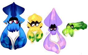 Squid Forms Splatoon Splatoon Squid Anime