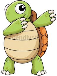 Dabbing Turtle Cartoon Vector Clipart Friendlystock Cartoons Vector Cartoon Clip Art Cartoon Animals