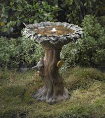 Tree Bird Bath Natural And Gorgeous Bird Bath Bird Bath Garden Water Features In The Garden