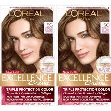 If your current hair color is a medium or dark brown and you haven't dyed it in the past, you can use a light brown hair dye to achieve the color that you want. Loreal Medium Golden Brown Hair Color Novocom Top
