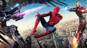 8k uhd tv 16:9 ultra high definition 2160p 1440p 1080p 900p 720p ; Spider Man And Iron Man Wallpaper Spider Man Homecoming 2017 Iron Man Cityscape Spider Man Hd Wallpaper Wallpaper Flare