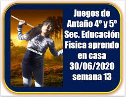 Lo que hace funcionar un juego tradicional es el conocimiento de las normas, reglas, y límites, que tienen una validez histórica. Juegos De Antano 4Âº Y 5Âº Sec Educacion Fisica Aprendo En Casa 30 06 2020 Semana 13