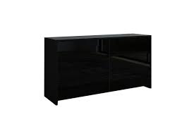 Shop wayfair for all the best stanley furniture dressers & chests. Modern 6 Drawer Chest Dresser High Gloss Storage Cabinet Wood Bedroom Furniture Black Kogan Com
