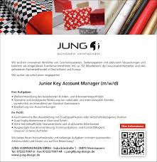 We did not find results for: Jung Verpackungen Wir Suchen Ab Sofort Einen Junior Key Account Manager M W D Bitte Senden Sie Ihre Bewerbung Per Post Zu Handen Herrn Claus Jung Oder Per Mail An C Jung Jung Design De Gerne Konnen
