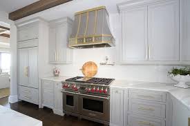 I went through our selection of range hood photos and chose 111 of the most impressive. Stainless Steel Kitchen Hood Brass Trim Design Ideas
