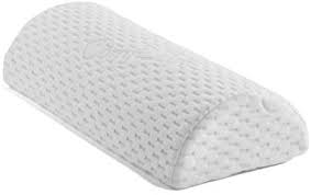 Having the best lumbar support pillow will be a great solution to chronic back pains. Comfilife Bolster Pillow For Legs Knees Lower Back 100 Memory Foam Half Moon Pillow Semi