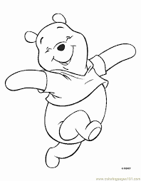 Winnie the pooh likes to have fun at hundred acre wood, print coloring pages of winnie the pooh jumping and playing with friends, tigger, roo, piglet, eeyore, ice skating, running, catching butterfly, halloween costume, easter, st patrick's, house, honey, exploring pot and many more. Winnie Pooh Coloring Page For Kids Free Winnie The Pooh Printable Coloring Pages Online For Kids Coloringpages101 Com Coloring Pages For Kids