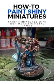 How To Paint Non Metallic Metal Nmm In 2020 Miniature Painting Mini Paintings Miniatures