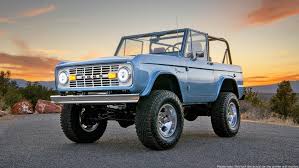 Interested in unique autos & other items? Win A Custom Electric Ford Bronco And 20 000
