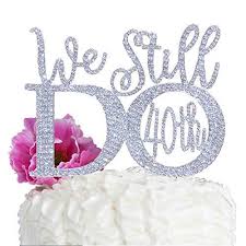 Maybe you would like to learn more about one of these? Lulu Sparkles Llc Wedding Anniversary Cake Topper We Still Do 60th 50t Ninelife United Arab Emirates
