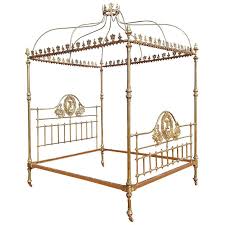 ❤ liked on polyvore featuring home, furniture, beds, california. Wide Brass Four Poster Bed With Crown And Canopy M4p19 At 1stdibs