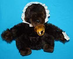 Dakin Goo Goo Gorilla 9 Plush Stuffed Baby Monkey Pacifier Bonnet 1983 Soft Toy Soft Toy Animals Baby Monkey Pet Toys