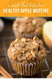 Made With Whole Wheat Flour Coconut Oil Apple Sauce And Maple Syrup These Healthy Apple Muffins Will Apple Muffins Healthy Apple Muffin Recipes Apple Muffins