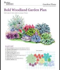 Layout Flower Garden Plans Garden Planning Woodland Garden