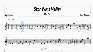 Easy jazz conception for baritone saxophone. Notas Para Saxofon Alto Star Wars Chords Chordify