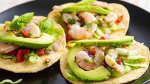 Prepare Chef Michelle Bernstein S Shrimp Ceviche Tostada Recipe Celebrity Cruises In 2020 Seafood Recipes Shrimp Ceviche Recipes