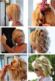 Curl Short Hair Curling Iron Tutorials How To Hacks How To Curl Short Hair Hair Styles Short Hair Styles