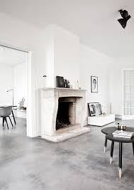 Interiors Crush Villa With Polished Concrete Floors Concrete Floors Home Painted Concrete Floors