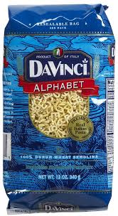 Find quality pasta, sauces, grain products to add to your shopping list or order online for delivery or . Amazon Com Da Vinci Alphabet Pasta 12 Oz Pack Of 1 Grocery Gourmet Food