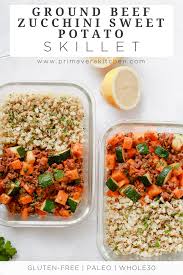 Ground Beef Zucchini Sweet Potato Skillet Sweet Potato Skillet Sweet Potato Bowls Sweet Potato Skillet Recipes
