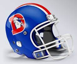 Denver Broncos Throwback Helmet Football Helmets 32 Nfl Teams Nfl