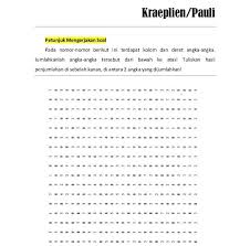 Angka hilang (psikotest) april 2020 35. Download Soal Huruf Hilang Pdf Jawabanku Id