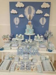 Hot Air Balloon Center Pieces Baby Shower Balloons Hot Air Balloon Baby Shower Baby Shower Decorations For Boys