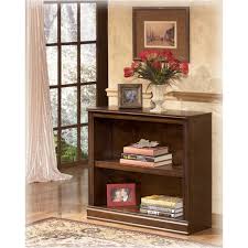 H527 15 Ashley Furniture Hamlyn Medium Brown Small Bookcase