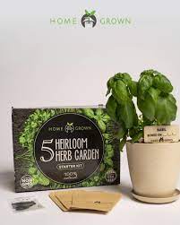 Indoor Herb Garden Starter Kit 5 Variety Video Video In 2021 Herbs Indoors Indoor Herb Garden Herb Garden
