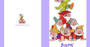 Auguri Di Buon Compleanno E Non Solo Biglietto Di Auguri Di Compleanno Con I Sette Nani Auguri Di Compleanno Biglietto Di Auguri Auguri Di Buon Compleanno