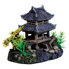 Amazon Com Pagoda Temple Pet Supplies Fish Tank Decorations Fish Tank Betta Fish Types