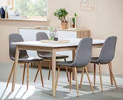 Dining chair jonstrup grey/light oak. Jysk Jonstrup Scandi Dining Room Home Decor Dinning Room